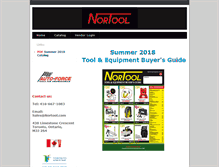 Tablet Screenshot of nortool.com